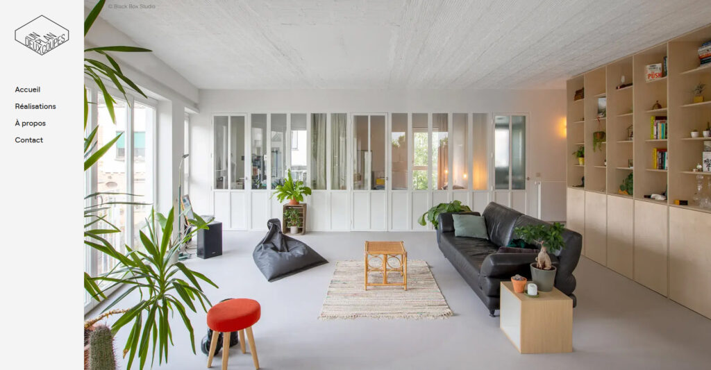 Un plan, deux coupes